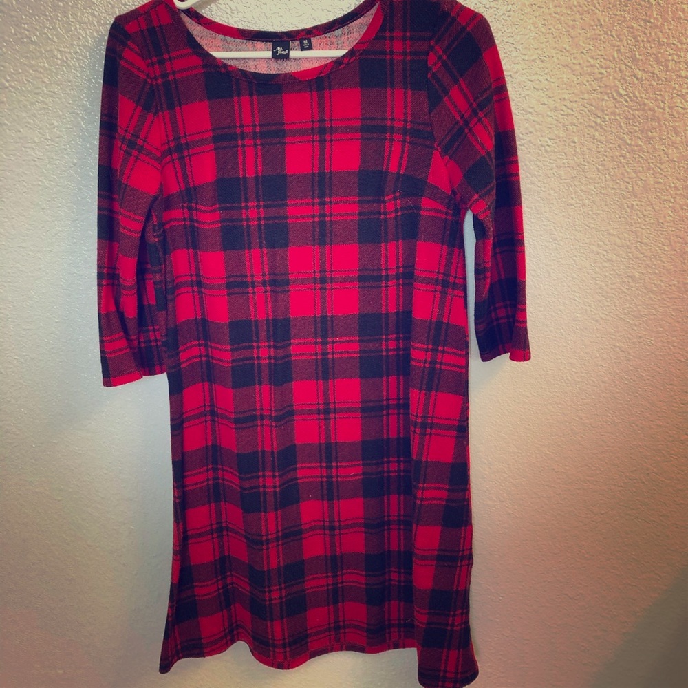 Plaid Dress NWOT